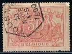 Stamps Belgium -  Scott  Q11  Cifras (2)