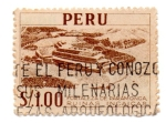 Stamps Peru -  FORTALEZA-DE-PARAMONGA-SERIE