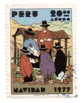 Stamps Peru -  -NOEL-Aereo