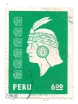 Stamps Peru -  -INCA-