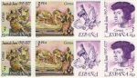 Stamps Spain -  2460-2461-2462- JUAN DE JUNI 1507-1577
