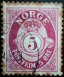 Stamps Norway -  Posthorn