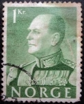 Sellos de Europa - Noruega -  King Olav V