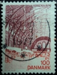 Stamps Denmark -  Estación de Ferrocarril de Copenhague