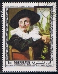 Stamps Bahrain -  Hals Portrait Dìsaac a Massa
