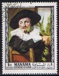 Stamps Bahrain -  Hals Portrait Dìsaac a Massa (2)