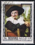 Stamps Bahrain -  Hals Portrait Dìsaac a Massa (3)
