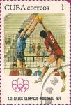Stamps Cuba -  XXI Juegos Olimpicos de Montreal - Boley