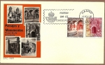 Stamps Spain -  Paisajes y monumentos - Puerta de Santiago(Melilla)  - Hospital Caridad(Sevilla) - SPD