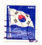 Stamps : Asia : South_Korea :  BANDERA
