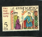 Stamps Spain -  2526- DIA DEL SELLO 1979