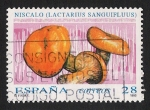 Stamps Spain -  SETAS-HONGOS: 1.232.004,01-Lactarius sanguifluus -Phil.241932-Dm.993.9-Ed.3247-Y&T.2817-Mch.3105-Sc.