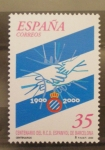 Sellos del Mundo : Europa : Espaa : centenario r.c.d. espanyol futbol