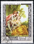Sellos del Mundo : Asia : Bahrein : F.Boucher. Mother. Day