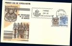 Stamps Spain -  MC Aniversario de Burgos - Arco de Sta. María y Escudo - SPD