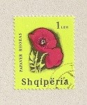 Sellos del Mundo : Europe : Albania : Papaver rhoeas