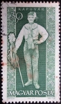 Stamps Hungary -  Hombre de Kapuvár