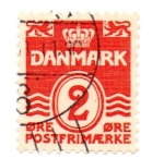Stamps : Europe : Denmark :  -1905-13--fili:CORONA