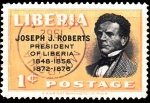 Sellos de Africa - Liberia -  Joseph J. Roberts