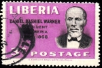 Stamps : Africa : Liberia :  Daniel Bashiel Warner