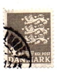 Stamps Denmark -  -PAPEL FLUORESCENTE