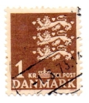 Stamps Denmark -  -PAPEL FOSFORESCENTE-dent-13
