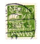 Stamps Denmark -  BARCOS-1933/37-TIPO II