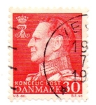 Sellos de Europa - Dinamarca -  1961-63-FREDERIK IX