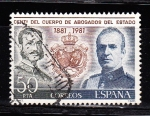 Stamps Spain -  E2624 Cuerpo de Abogados (352)