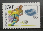 Stamps : Europe : Russia :  barcelona 92 futbol olimpico, camp nou