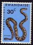 Stamps Rwanda -  Piton