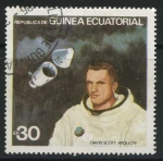 Stamps Equatorial Guinea -  Astronauta y Nave Espacial