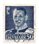 Sellos de Europa - Dinamarca -  1948-53-FREDERIK IX- dent-13