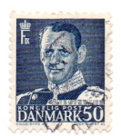 Stamps : Europe : Denmark :  1948-53-FREDERIK IX- dent-13