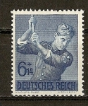 Stamps : Europe : Germany :  9º Aniv. de la fundacion de la Armada del Trabajo.