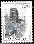 Stamps : Europe : Monaco :  Old views of Monaco	