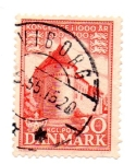 Stamps : Europe : Denmark :  1954-CHATEAU DU NYBORG-1955