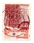 Stamps : Europe : Denmark :  -1976-VUES de COPENHAGUE(Galeria Central)FLUORESCENTE