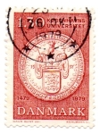 Stamps : Europe : Denmark :  1979- 5° CENTENARIO de la FUNDACION UNIVERSIDAD de COPENHAGUE-FOSFORESCENTES