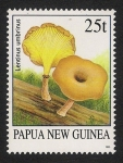 Sellos del Mundo : Oceania : Papua_New_Guinea : SETAS-HONGOS: 1.208.001,00-Lentinus umbrinus