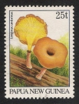 Stamps Oceania - Papua New Guinea -  SETAS-HONGOS: 1.208.005,00-Lentinus umbrinus
