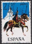 Stamps : Europe : Spain :  UNIFORMES MILITARES 1973 1ER GRUPO