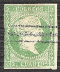Stamps Spain -  Isabel II. - Edifil 47