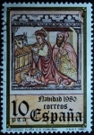 Stamps Spain -  Navidad 1980