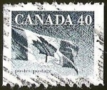 Stamps : America : Canada :  BANDERA CANADIENSE ESPECTACULOS                           