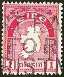 Stamps Ireland -  MAPA IRLANDA