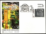 Stamps Spain -  Día del Sello 1997 - boca de buzón - SPD