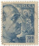 Stamps Spain -  924.- General Franco