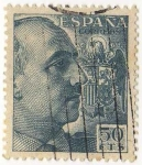Stamps Spain -  927.- General Franco