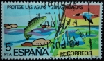 Stamps : Europe : Spain :  Protege las aguas y las zonas húmedas